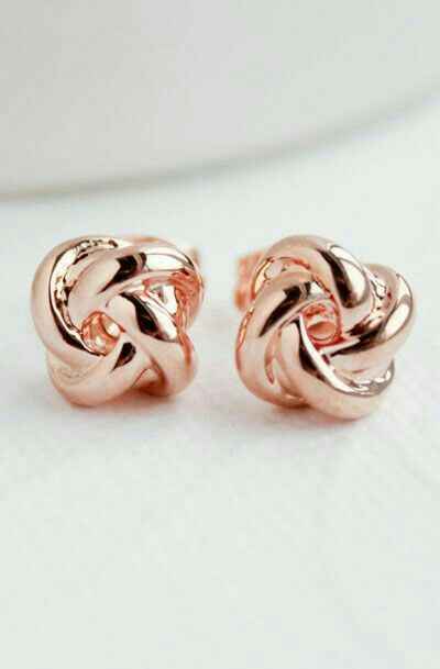  34 accesorios de novia rose gold - 16