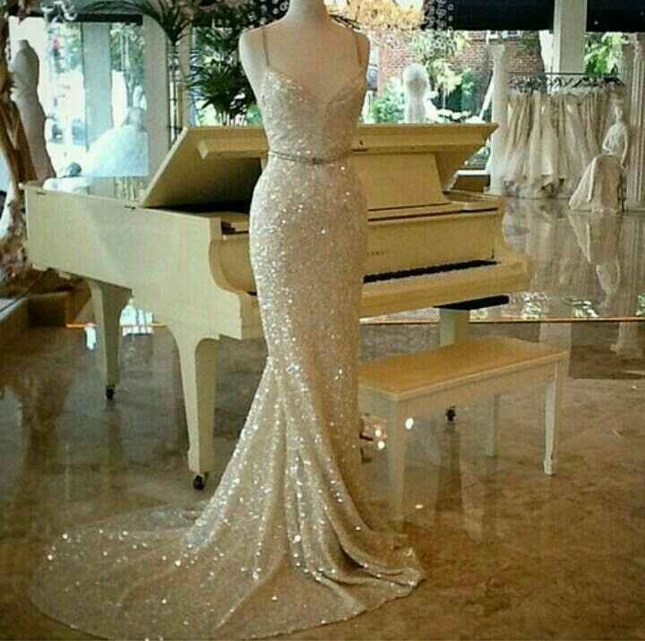  Vestidos de novia dorados - 5