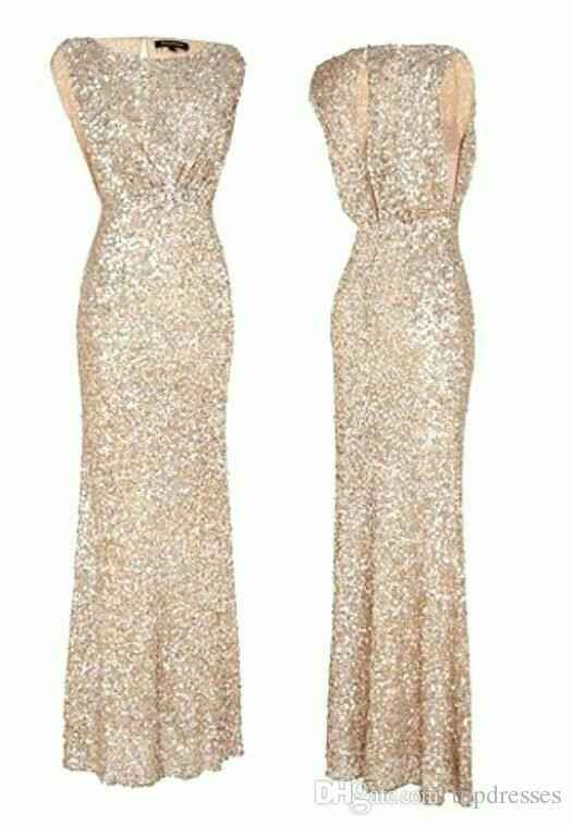  Vestidos de novia dorados - 6