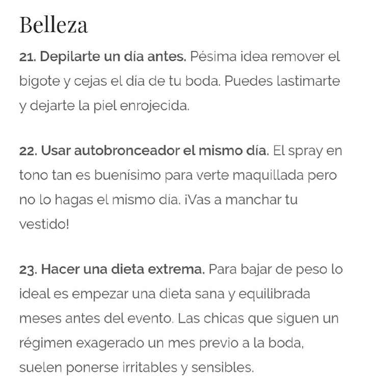  Los 100 errores más comunes en las bodas - 8