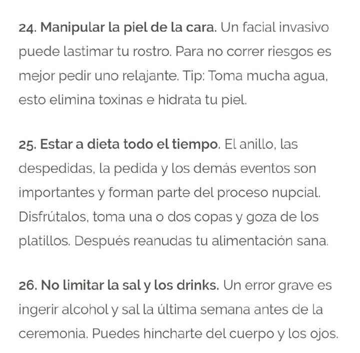  Los 100 errores más comunes en las bodas - 9