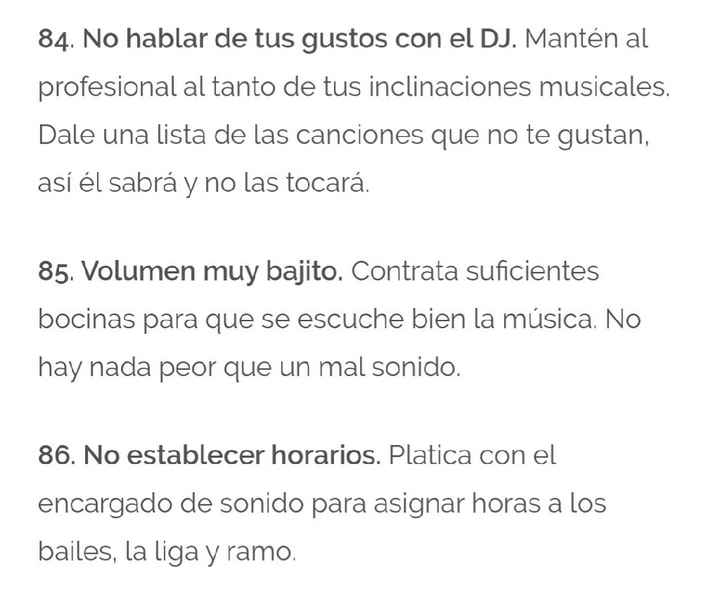  Los 100 errores más comunes en las bodas - 32