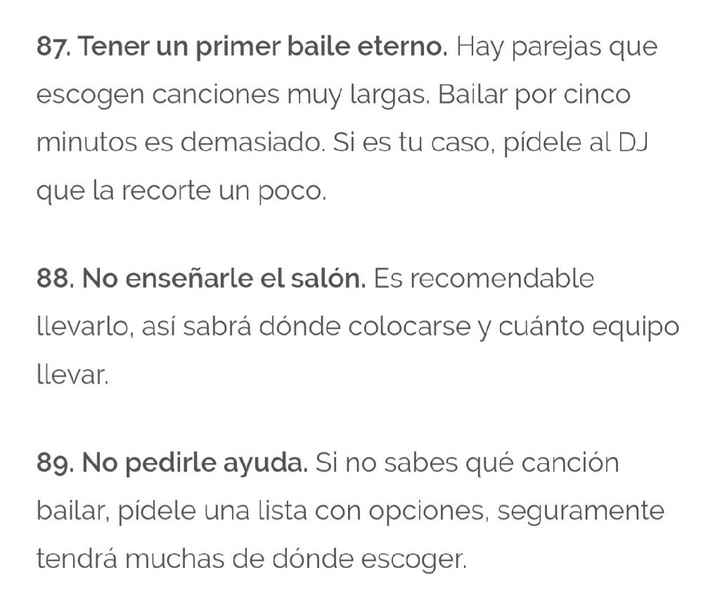  Los 100 errores más comunes en las bodas - 33