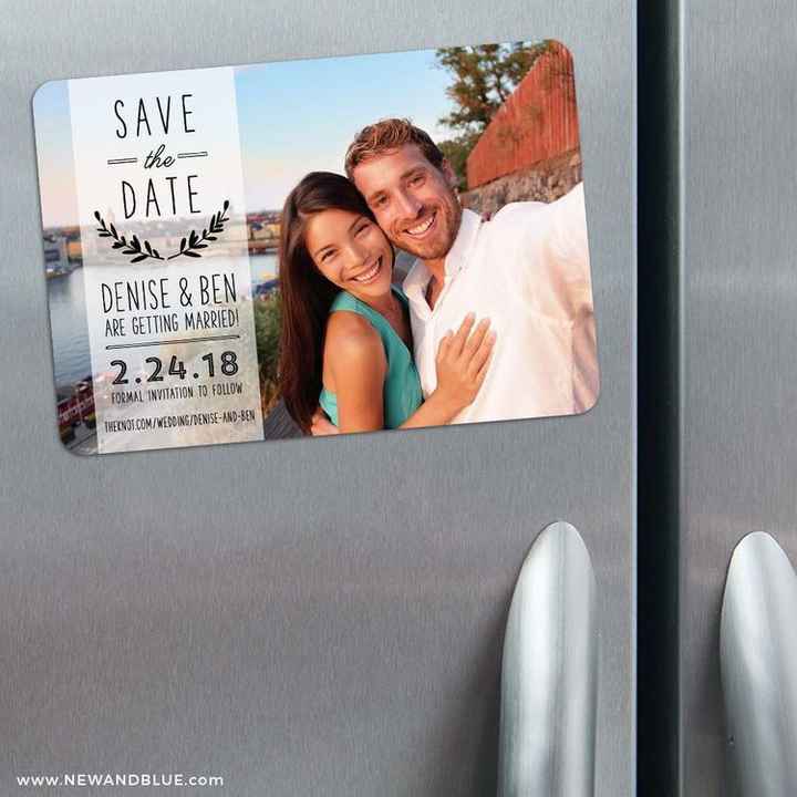  Save the date magnético - 1