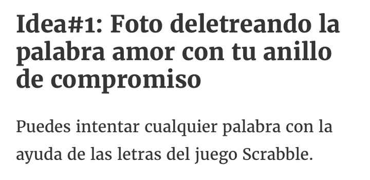  10 ideas para fotos a tu anillo de compromiso 💍 - 1