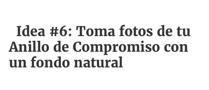 10 ideas para fotos a tu anillo de compromiso 💍 - 25