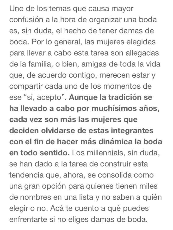 ¡ Adiós a las damas de honor ! - 1