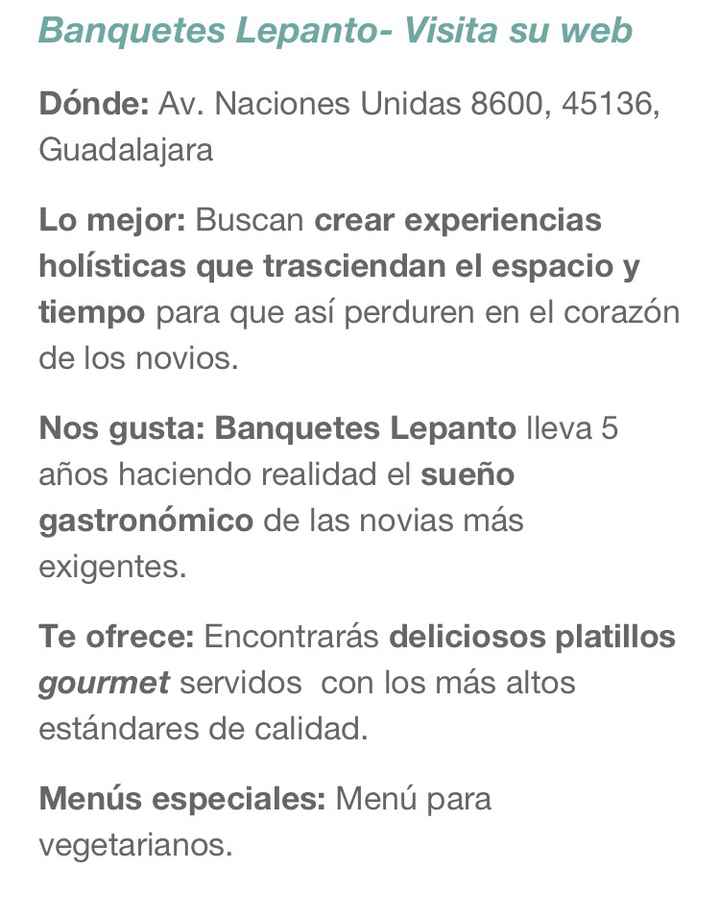 12 de los mejores banquetes para boda en Guadalajara - 4