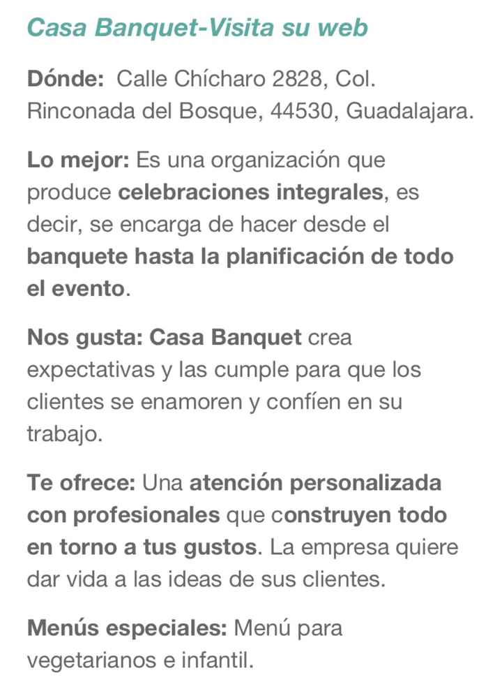 12 de los mejores banquetes para boda en Guadalajara - 9