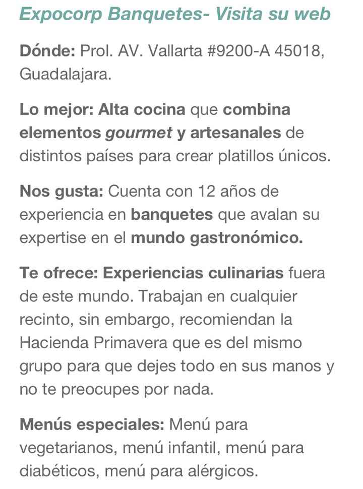 12 de los mejores banquetes para boda en Guadalajara - 11