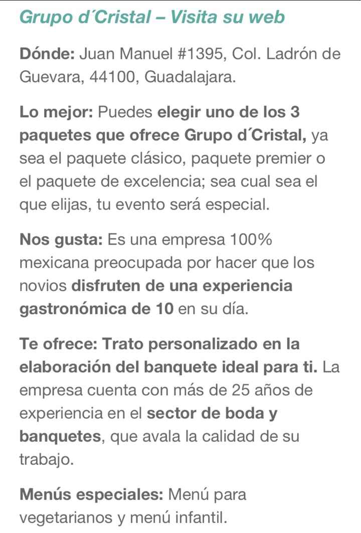 12 de los mejores banquetes para boda en Guadalajara - 13