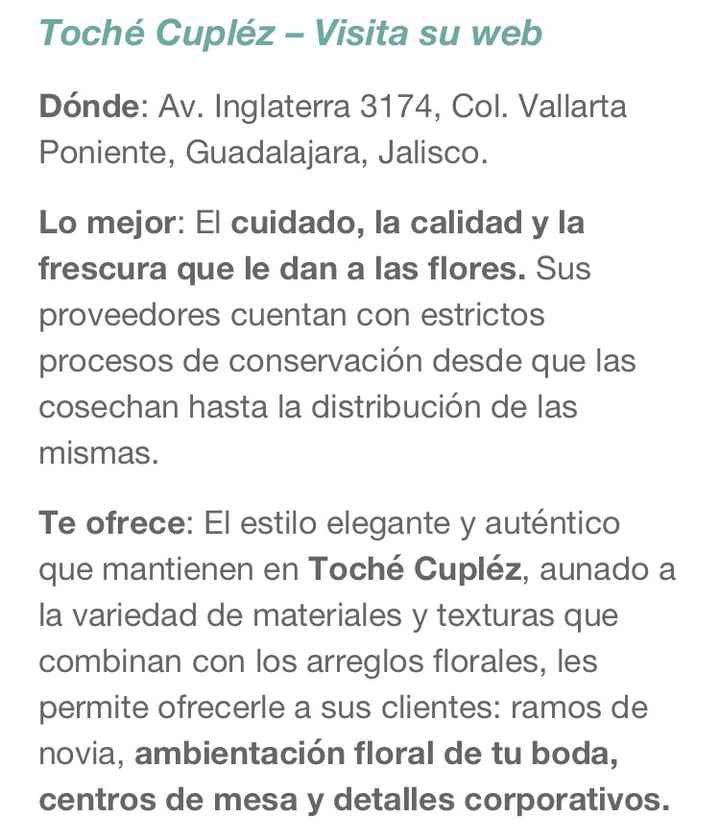 Decoración y arreglos florales para bodas, top ten Jalisco - 3