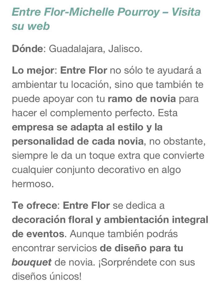 Decoración y arreglos florales para bodas, top ten Jalisco - 5