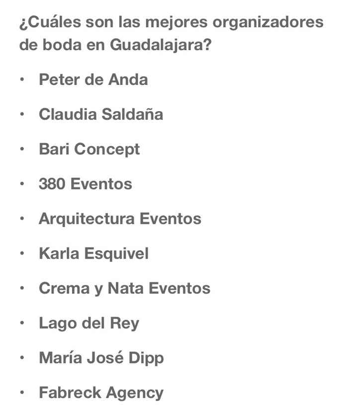 Los 10 mejores wedding planners de Guadalajara - 1