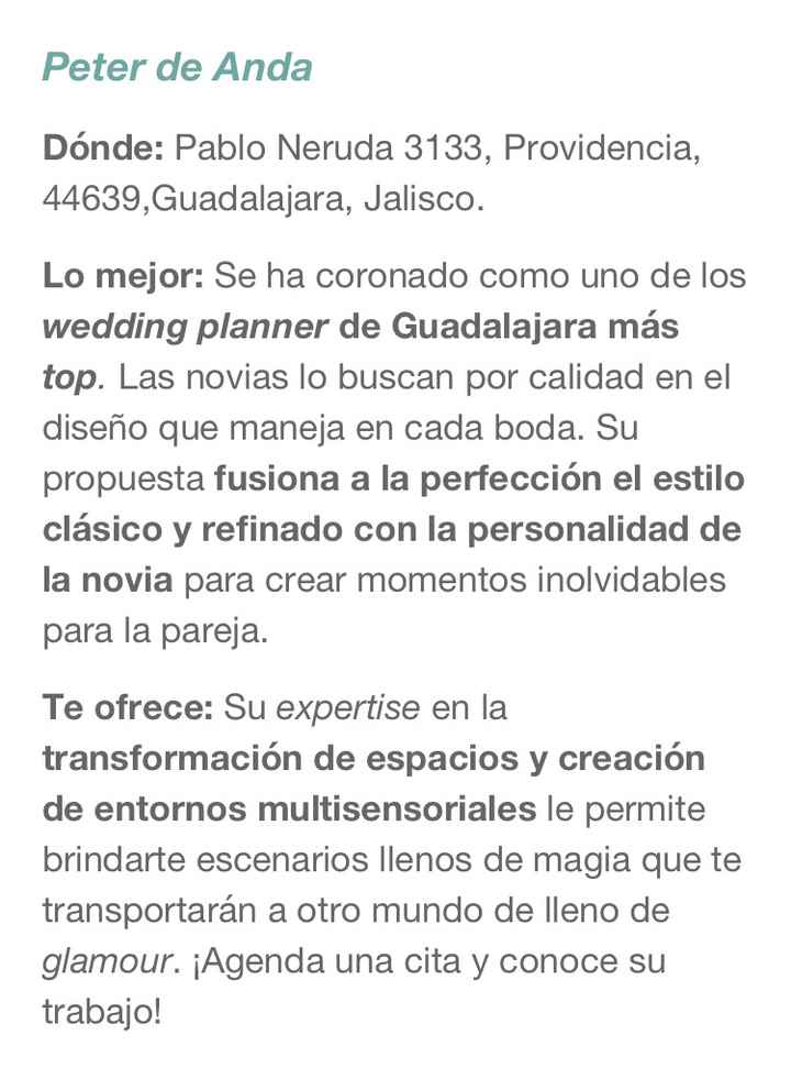 Los 10 mejores wedding planners de Guadalajara - 2