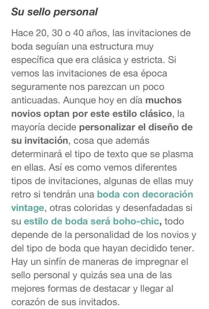 5 tips para redactar las invitaciones de boda perfectamente - 6