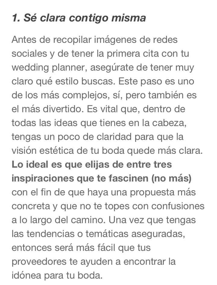 Ayuda a tus proveedores a entender todas las ideas de tu boda - 1