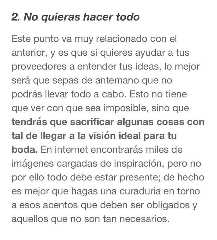 Ayuda a tus proveedores a entender todas las ideas de tu boda - 2