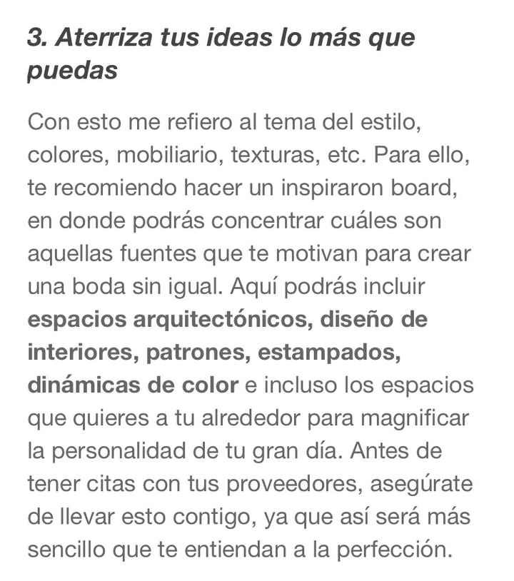 Ayuda a tus proveedores a entender todas las ideas de tu boda - 3