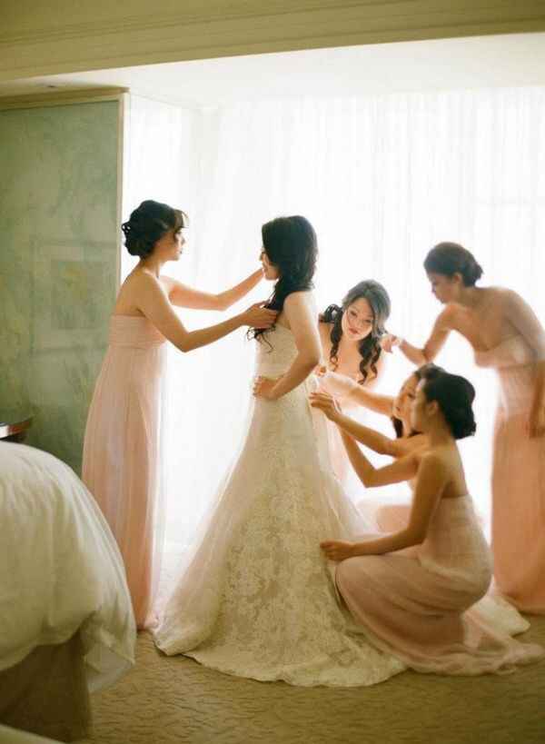 23 imágenes inspiración: Bride & bridesmaids - 3