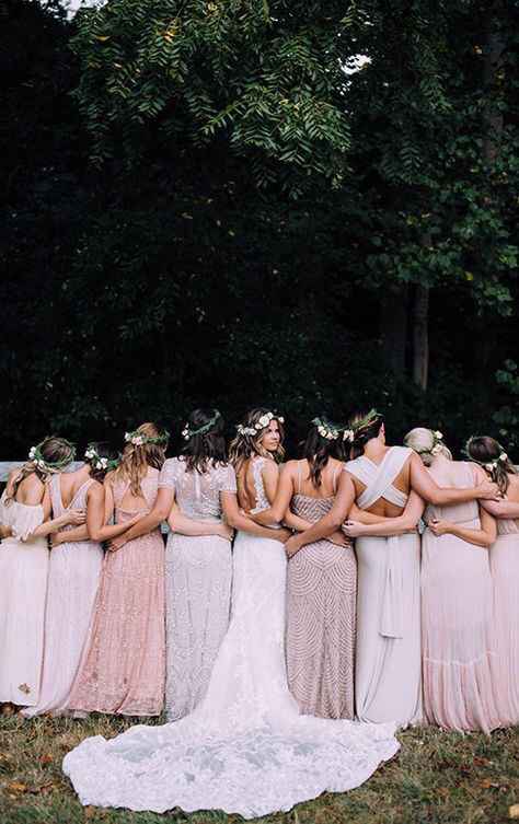 23 imágenes inspiración: Bride & bridesmaids - 12