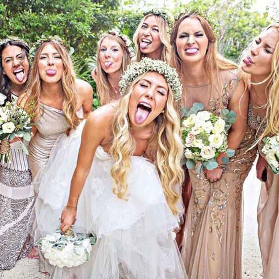 23 imágenes inspiración: Bride & bridesmaids - 18