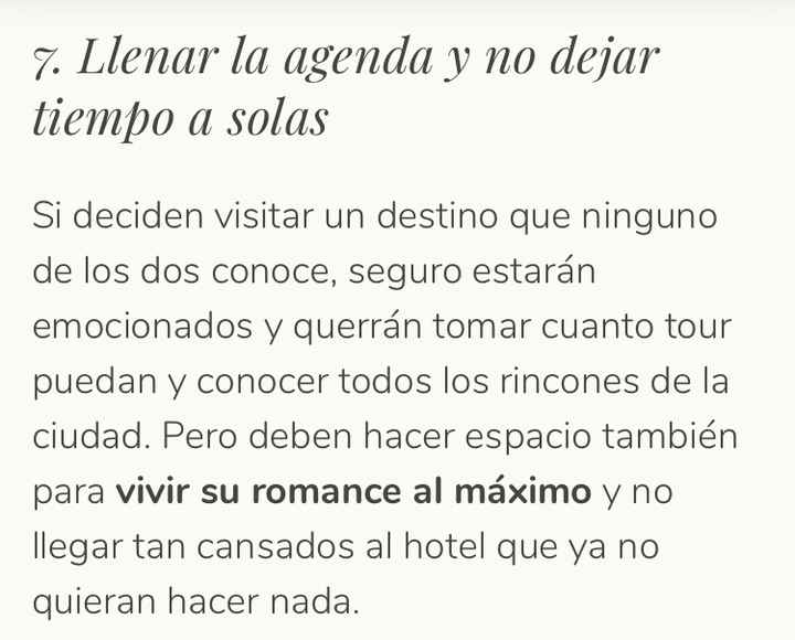 8 errores que los recién casados cometen en su luna de miel - 7