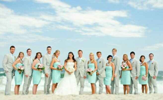 Boda de azul aqua - 2