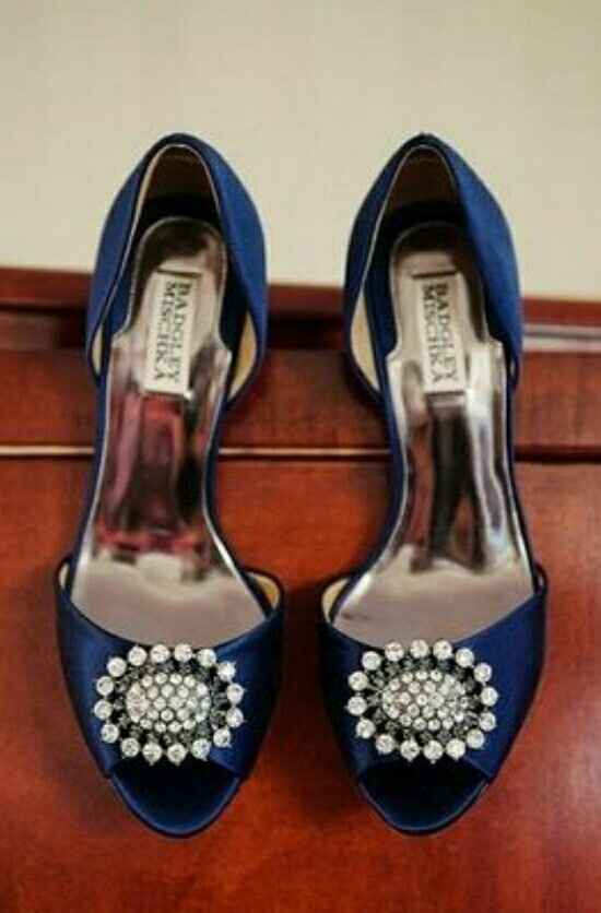 Zapatos de novia en azul, qué opinan? - 2