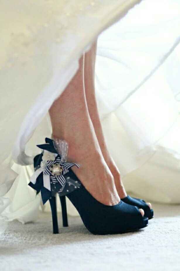 Zapatos de novia en azul, qué opinan? - 7
