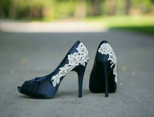 Zapatos de novia en azul, qué opinan? - 8