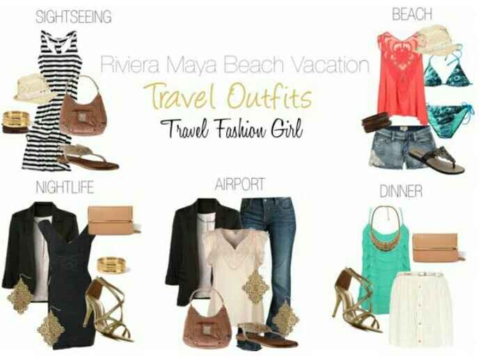 Ropa para llebar a tu viaje de bodas - 1
