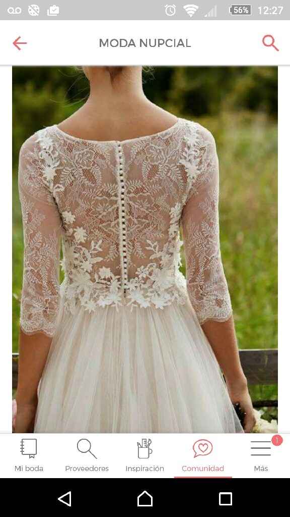 Vestidos de novia de dos piezas - 1