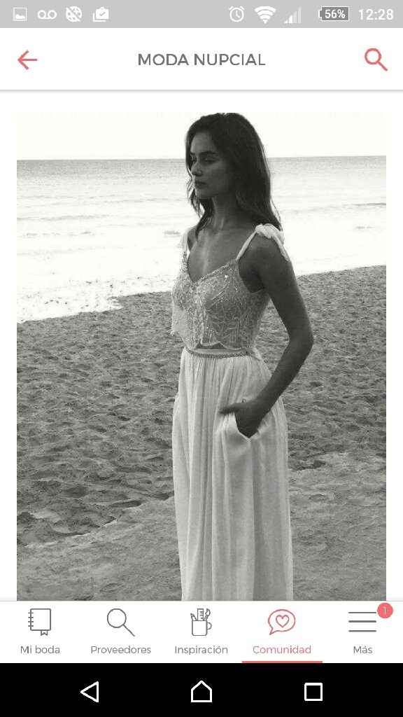 Vestidos de novia de dos piezas - 2