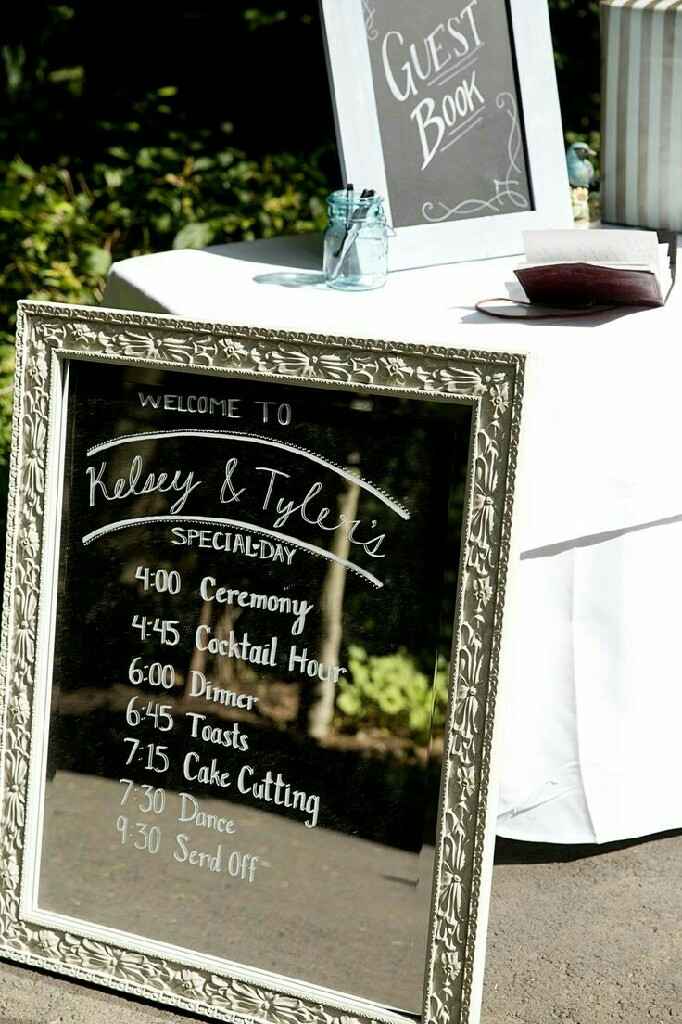 Programa o itinerario de boda - 8