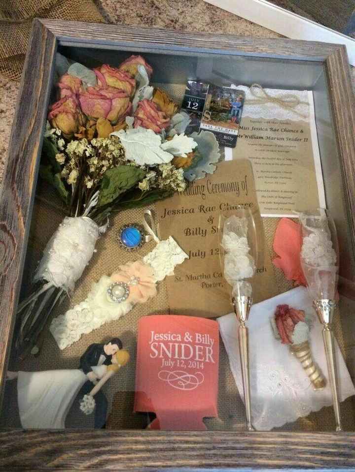 Wedding shadow box - 3