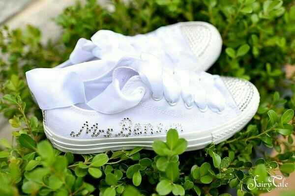 Wedding tennis shoes - 5