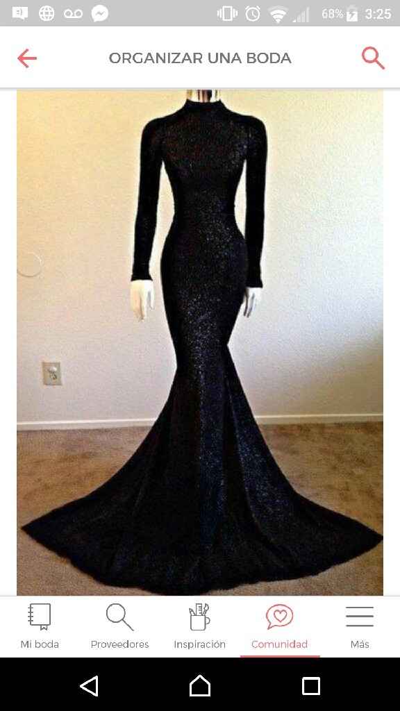 Vestidos de novia negros - 1