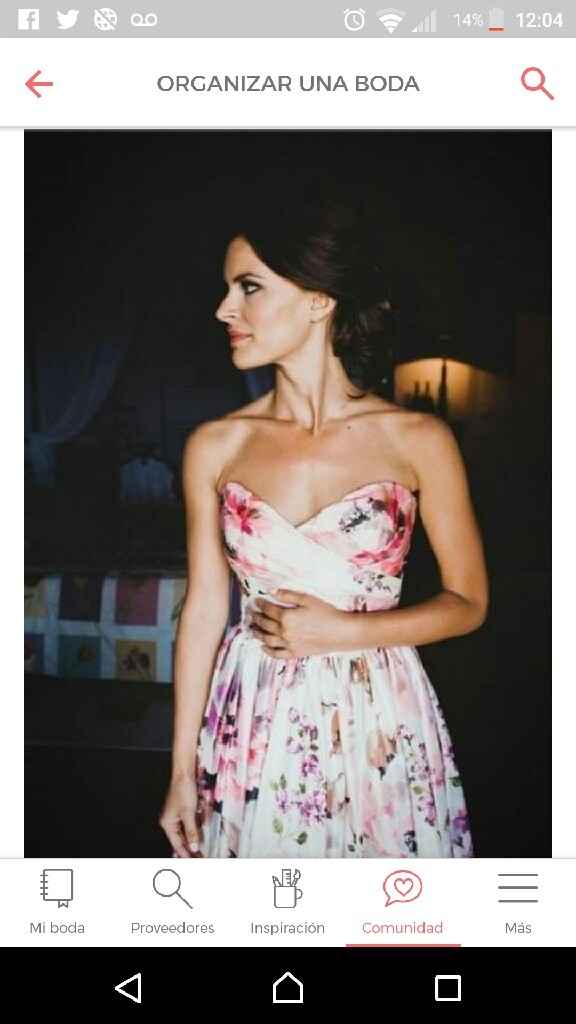 Damas con vestidos estampados. - 1