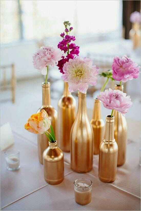 Decoración con botellas - 1