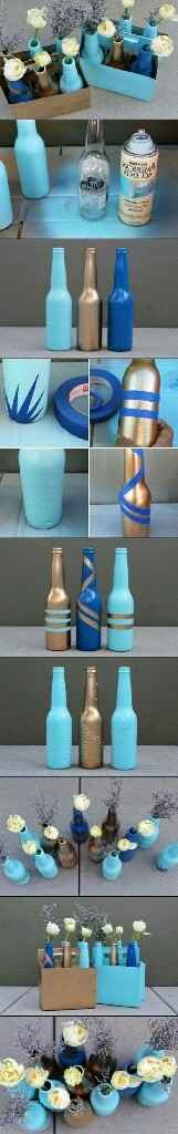Decoración con botellas - 6