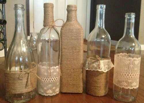 Decoración con botellas - 16