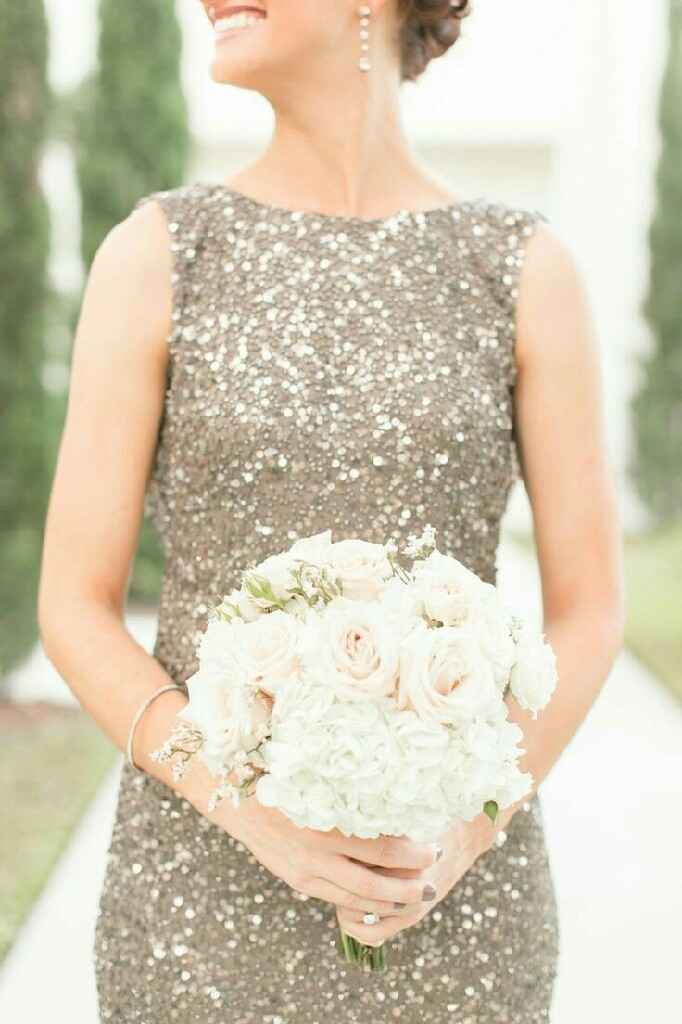 Vestidos metálicos para damas de honor - 12