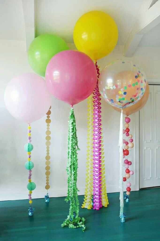 Decoración con globos y flores 🌺🌼🎈 - 1