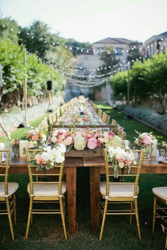 Long wedding tables - 1
