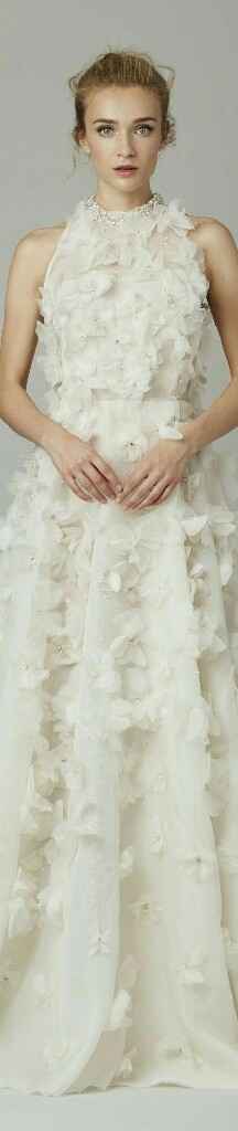 Tendencias 2017: vestidos de novia con flores 3d - 6