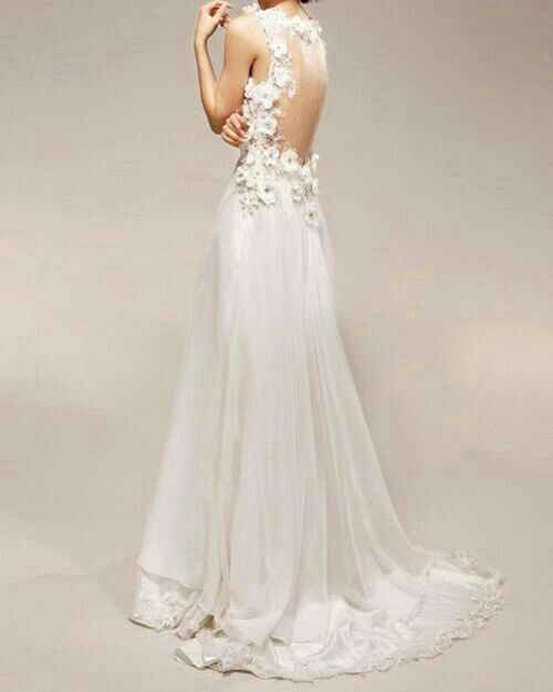 Tendencias 2017: vestidos de novia con flores 3d - 8