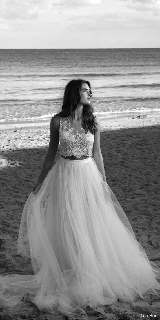 Tendencias 2017: vestidos de novia de 2 piezas - 1
