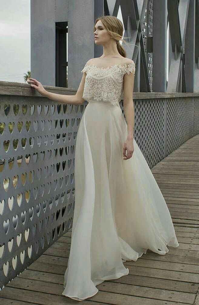 Tendencias 2017: vestidos de novia de 2 piezas - 4