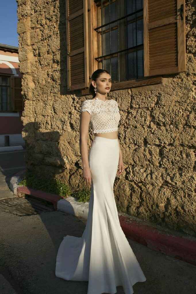 Tendencias 2017: vestidos de novia de 2 piezas - 9